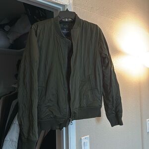 American Eagle green bomber jacket